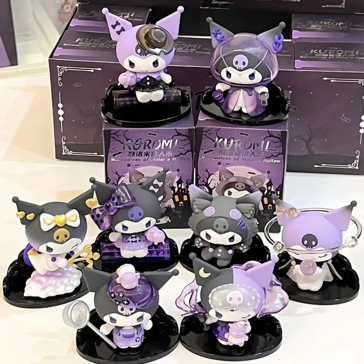Sanrio Kuromi Werewolf Kill Series загадочная коробка мультфильм Творческое Оформление рабочего стола кукла кавайная креативная кукла подарок на день рождения
Sanrio Kuromi Werewolf Kill Series загадочная коробка мультфильм Творческое Оформление рабочего стола кукла кавайная креативная кукла подарок на день рождения