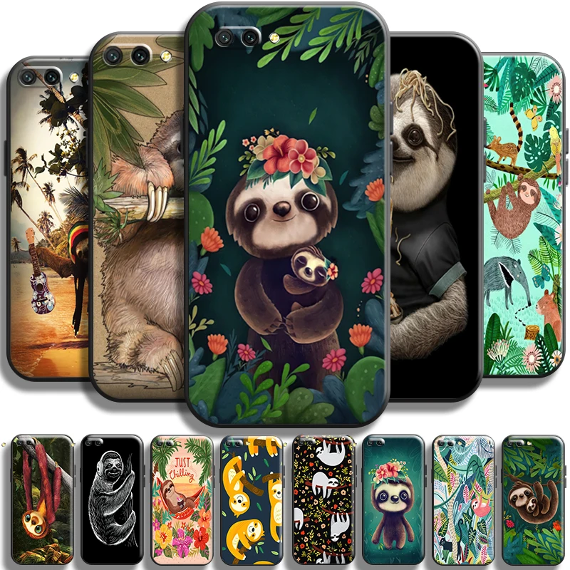 Cute Cartoon Sloth Animal Case For Huawei Honor 10 10i 9 9A 10X 9X Lite Pro Phone Case Shell Liquid Silicon TPU Black Cover
Cute Cartoon Sloth Animal Case For Huawei Honor 10 10i 9 9A 10X 9X Lite Pro Phone Case Shell Liquid Silicon TPU Black Cover