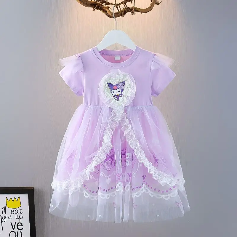 Женское платье принцессы с коротким рукавом Sanrio, милое мультяшное платье с юбкой в стиле аниме Kuromi, подарок для детей
Женское платье принцессы с коротким рукавом Sanrio, милое мультяшное платье с юбкой в стиле аниме Kuromi, подарок для детей