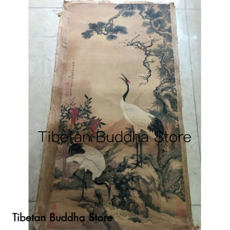 Китайский Старый свиток Shen Quan - song Mei Shuanghe рисовая бумага рисовая живопись
Китайский Старый свиток Shen Quan - song Mei Shuanghe рисовая бумага рисовая живопись