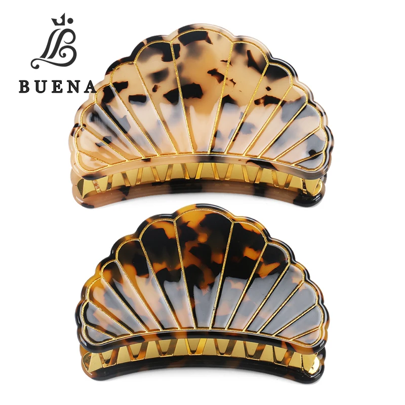 INS Hot Selling Shell Shaped Hair Clips Claw Tortoiseshell Leopard Print Color Hair Claw 8cm Large Size Acetate Hair Claw
INS Hot Selling Shell Shaped Hair Clips Claw Tortoiseshell Leopard Print Color Hair Claw 8cm Large Size Acetate Hair Claw