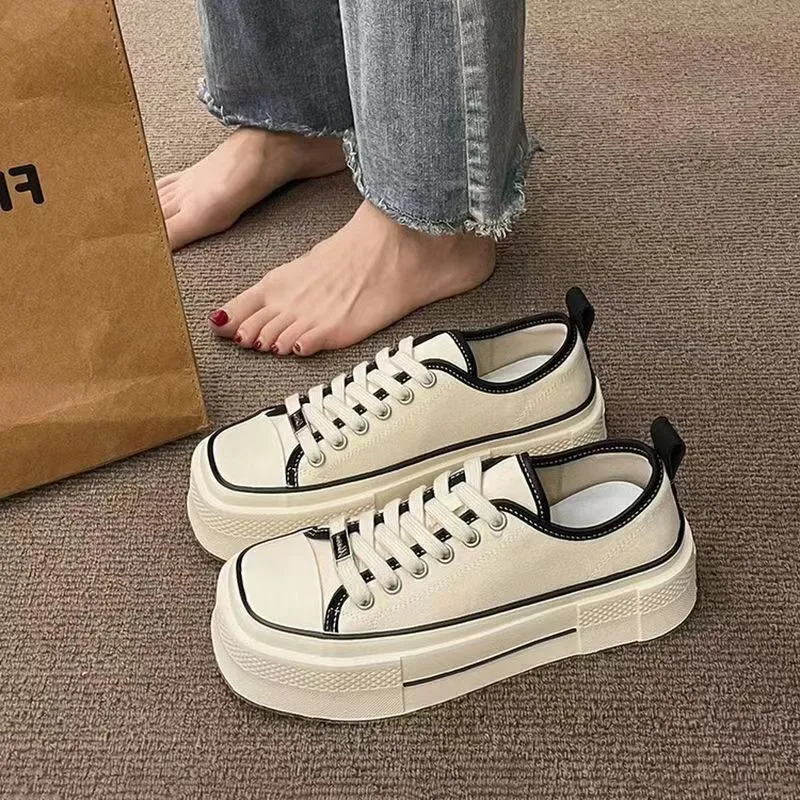 Кеды женские холщовые, повседневные кроссовки на толстом каблуке, Модная студенческая обувь в Корейском стиле, осень-весна
Кеды женские холщовые, повседневные кроссовки на толстом каблуке, Модная студенческая обувь в Корейском стиле, осень-весна