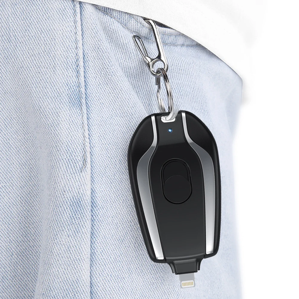 Portable Keychain Charger 1500mAh Type-C Ultra-Compact Mini Battery Pack Fast Charging Backup Power Bank For Iphone Devices New
Portable Keychain Charger 1500mAh Type-C Ultra-Compact Mini Battery Pack Fast Charging Backup Power Bank For Iphone Devices New