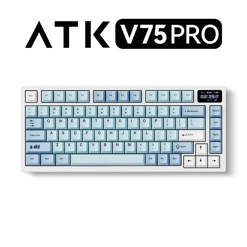 

Механическая клавиатура VXE V75PRO, трехрежимная Беспроводная Bluetooth клавиатура с RGB-подсветкой, 81 клавиша, горячая распродажа, Игровая клавиатура для ПК, киберспорта
