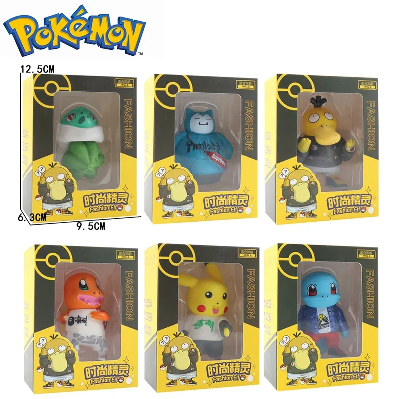 Pokemon New Action Figure Pikachu Snorlax Charmander 6 Styles Anime Model Ornaments Decorations Kids Toys Gift
Pokemon New Action Figure Pikachu Snorlax Charmander 6 Styles Anime Model Ornaments Decorations Kids Toys Gift