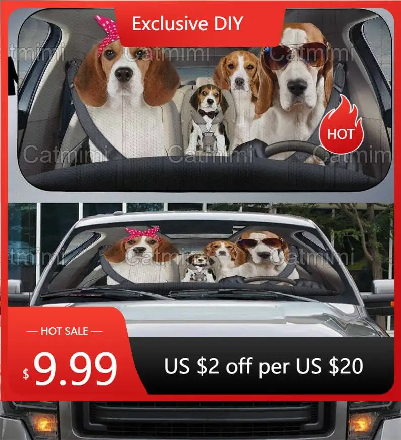 Beagle Car Sun Shade, Beagle Car Decor, Beagle Sun Shade, Car Accessories, Funny Beagle Gift, Gift For Mom, Husband Gift MCL2020
Beagle Car Sun Shade, Beagle Car Decor, Beagle Sun Shade, Car Accessories, Funny Beagle Gift, Gift For Mom, Husband Gift MCL2020