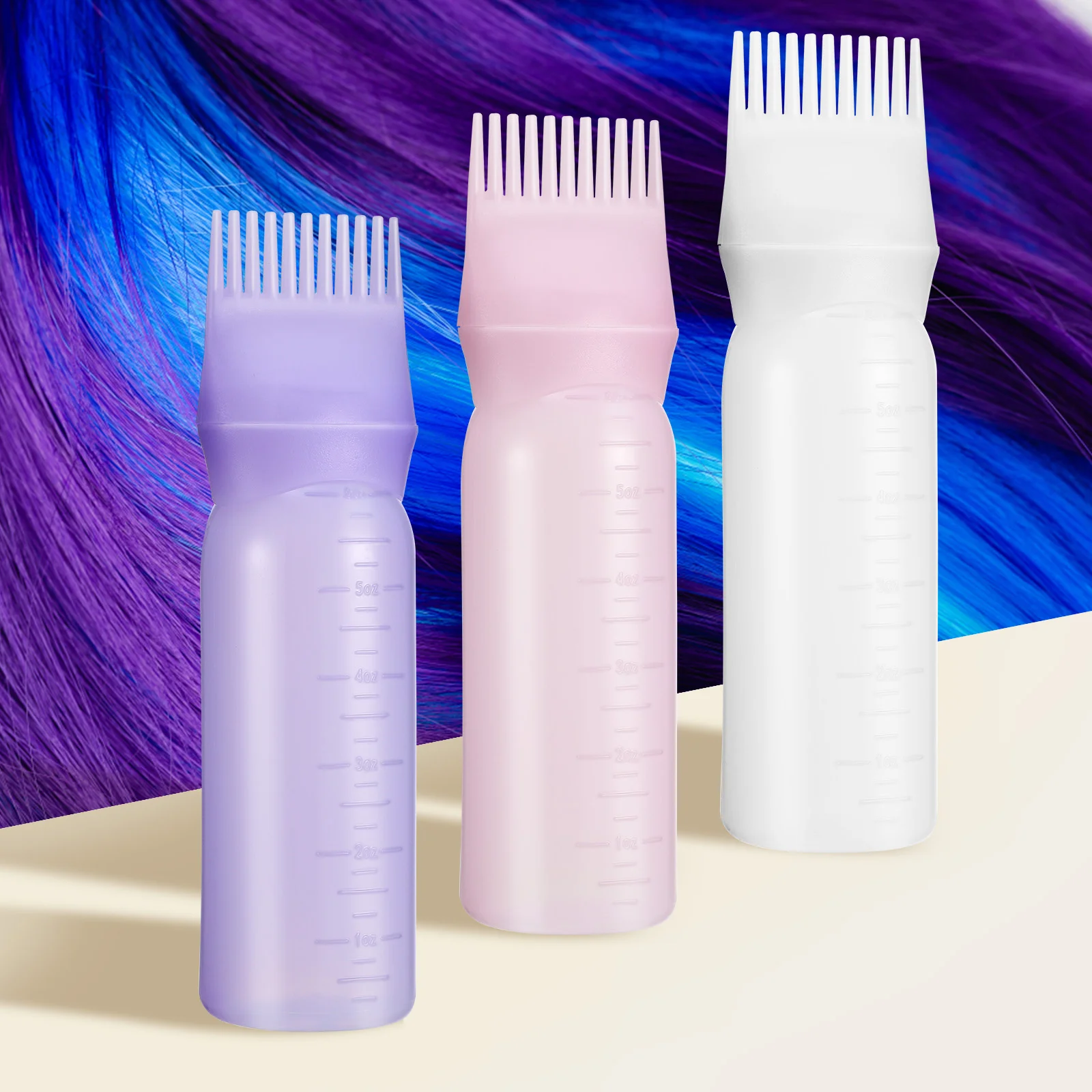 

Hair Dye Applicator Brush Bottles Comb Applicator Bottles Hair Color Oiling Bottles Hair Coloring Hairdressing Styling Tool