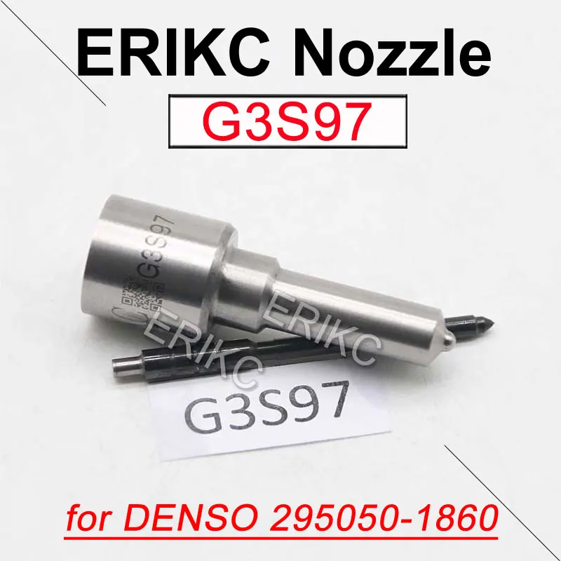 ERIKC G3S97 Diesel Injector Nozzle Tip G3 S97 Common Rail Injection Spray Nozzle for Denso 295050-1860 295050-1861 Atomizer
ERIKC G3S97 Diesel Injector Nozzle Tip G3 S97 Common Rail Injection Spray Nozzle for Denso 295050-1860 295050-1861 Atomizer
