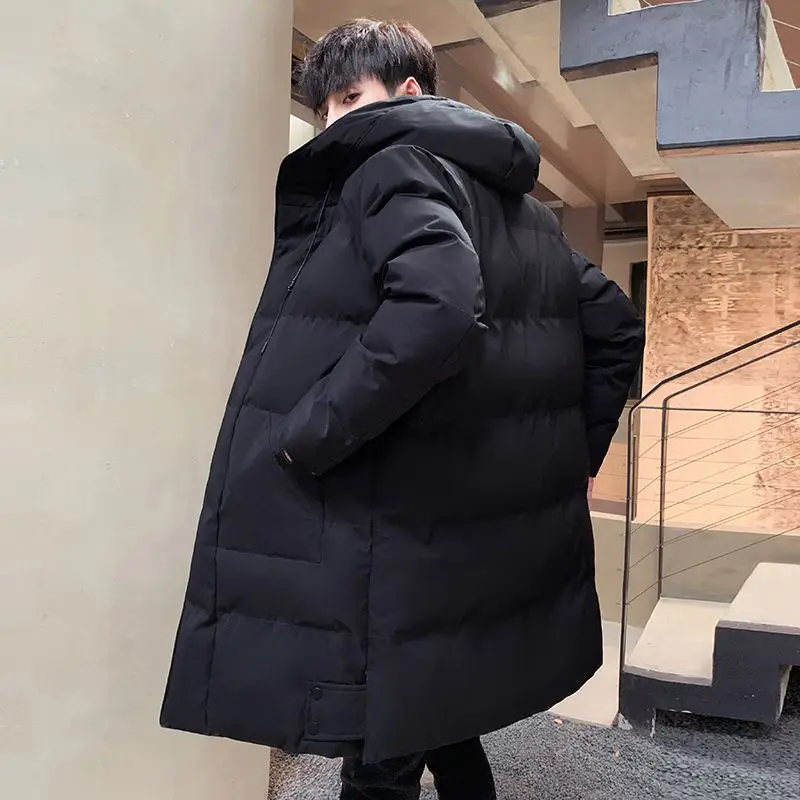 Winter Lengthen Down Jacket Cotton Coat Man Mid Length Over The Knee Thicken Youth Hooded Keep Warm Comfortable Cold Protection
Winter Lengthen Down Jacket Cotton Coat Man Mid Length Over The Knee Thicken Youth Hooded Keep Warm Comfortable Cold Protection
