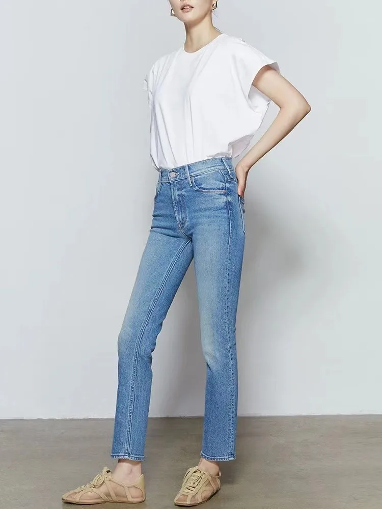 New Women Jeans Street Style High Waist Slim Stretch Straight Jeans Pencil Pants Lady Ankle-Length Denim Pants 2023 Spring
New Women Jeans Street Style High Waist Slim Stretch Straight Jeans Pencil Pants Lady Ankle-Length Denim Pants 2023 Spring