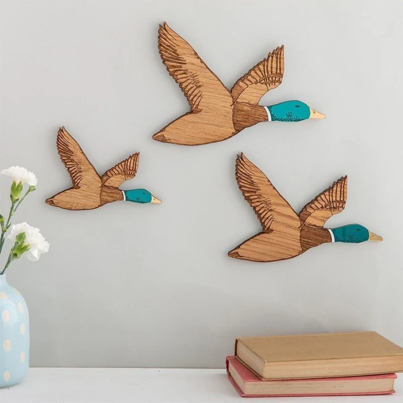 3pcs Home Decor Wooden Duck Artificial Vivid Ornament Bedroom Durable Office Sculpture Craft Flying Animal Wall Hanging Gift
3pcs Home Decor Wooden Duck Artificial Vivid Ornament Bedroom Durable Office Sculpture Craft Flying Animal Wall Hanging Gift