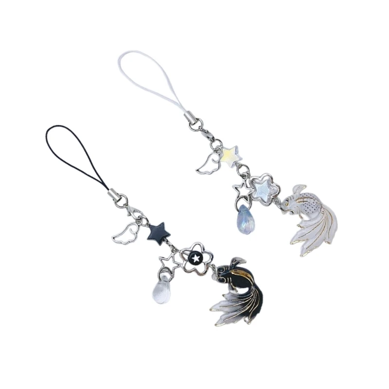 Colorful Phone Lanyard Wrist Strap Kois Fish Star Phone Chain DIY Handmade Keychains Backpack Phone Jewelry Accessory
Colorful Phone Lanyard Wrist Strap Kois Fish Star Phone Chain DIY Handmade Keychains Backpack Phone Jewelry Accessory