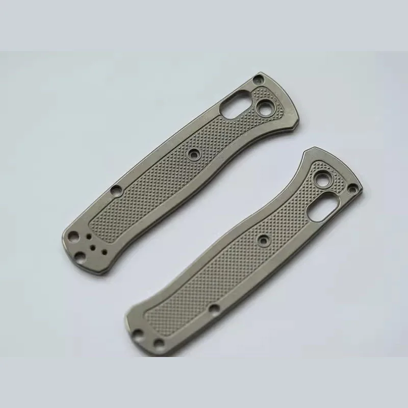 

1 Pair Custom Made TC21 Titanium Alloy Grip Handle Scales for Benchmade Bugout 535