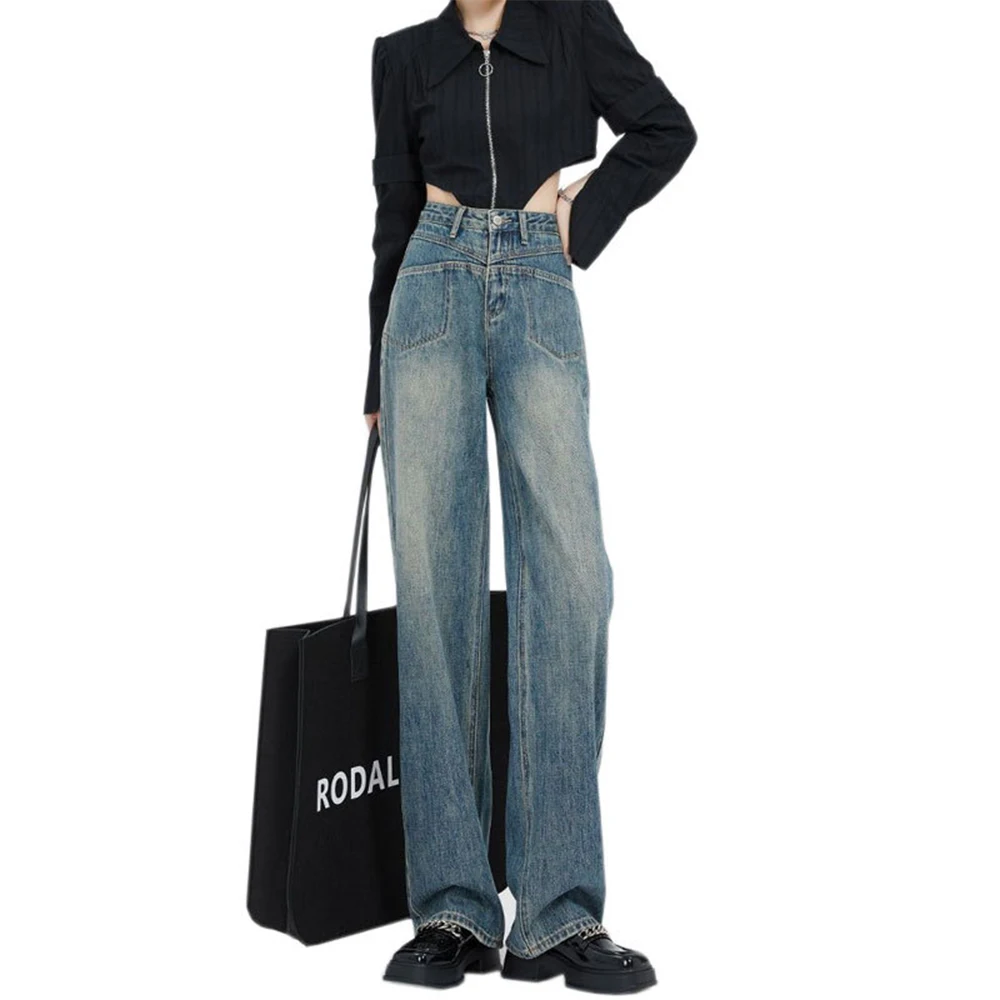 Korean Fashion Vintage Jeans Woman High Waist Women's Jeans 2023 Trend Female Clothing Streetwear Pants Clothes Denim
Korean Fashion Vintage Jeans Woman High Waist Women's Jeans 2023 Trend Female Clothing Streetwear Pants Clothes Denim