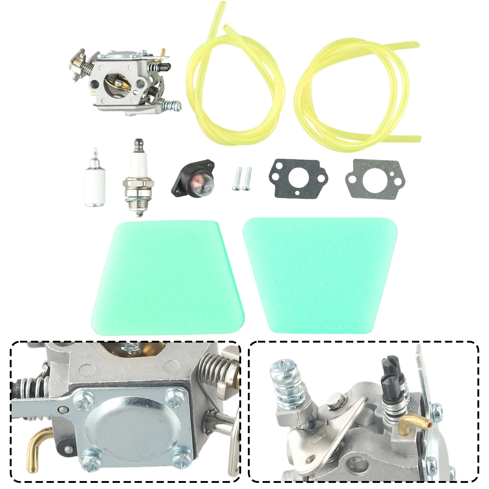 Carburetor Air Filter For Partner 351 370 371 390 420 P4-18XT For McCulloch 335 338 4-18XT 2416 AVT Replace 5300718-21 WT-622
Carburetor Air Filter For Partner 351 370 371 390 420 P4-18XT For McCulloch 335 338 4-18XT 2416 AVT Replace 5300718-21 WT-622