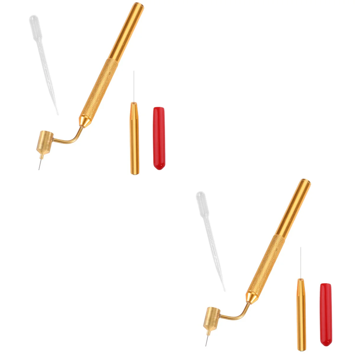 2 Sets Fine Line Fluid Pen Detailing Paint Applicator Pen Scratch Repair Pen with Dropper Needle
2 Sets Fine Line Fluid Pen Detailing Paint Applicator Pen Scratch Repair Pen with Dropper Needle
