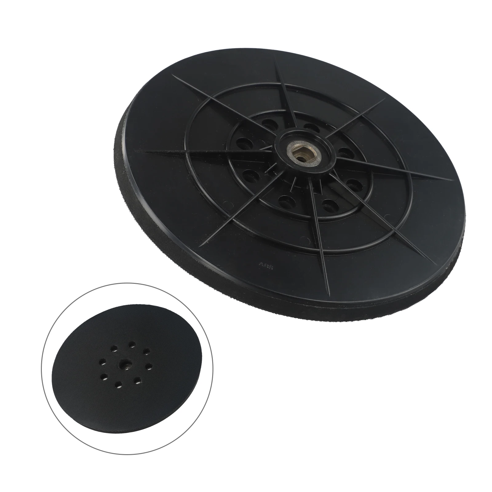 For Dustless Sanders Sanding Disc Workshop ABS+sponge 8-hole 9 Inch/215mm ABS+spong Black With 6mm Thread 1 Pcs
For Dustless Sanders Sanding Disc Workshop ABS+sponge 8-hole 9 Inch/215mm ABS+spong Black With 6mm Thread 1 Pcs