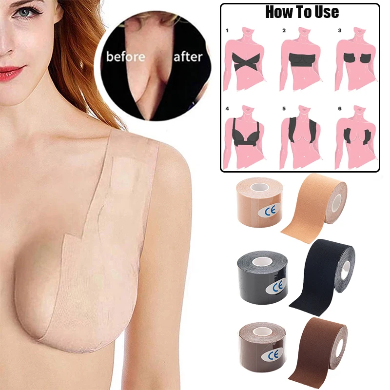

Women Breast Nipple Pasties Covers Push Up Bra Body Invisible Breast Lift Boob Tape Adhesive Bras Intimates Sexy Strapless Pad
