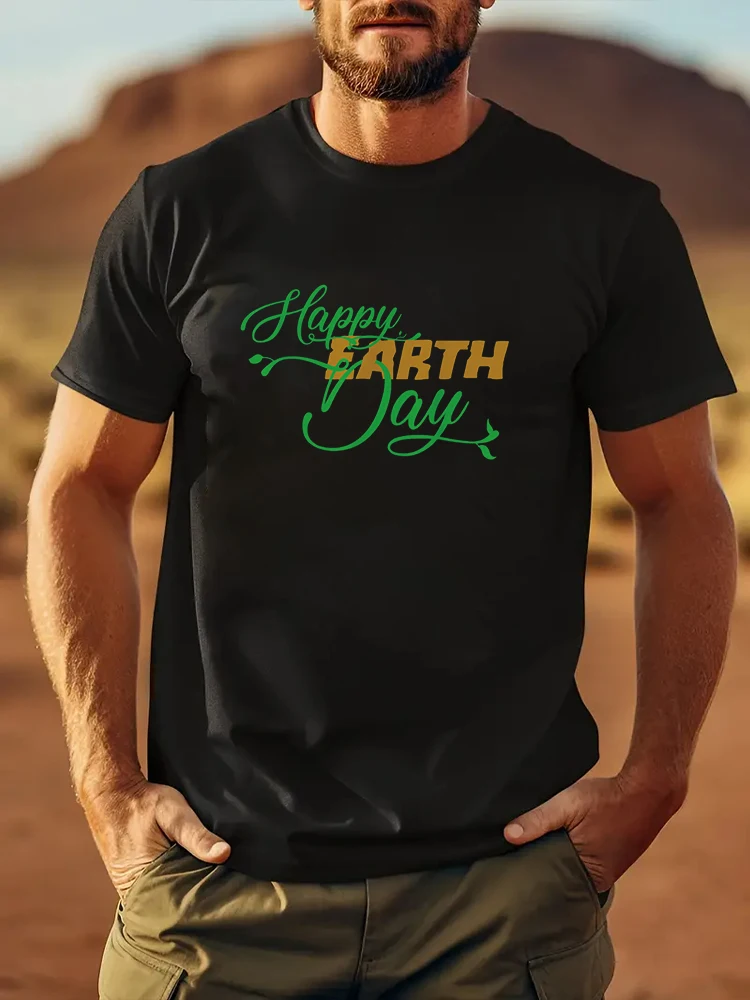 Футболка Happy Earth Yay мужская с коротким рукавом, свободная тенниска, хлопковая майка с принтом, модная одежда
Футболка Happy Earth Yay мужская с коротким рукавом, свободная тенниска, хлопковая майка с принтом, модная одежда