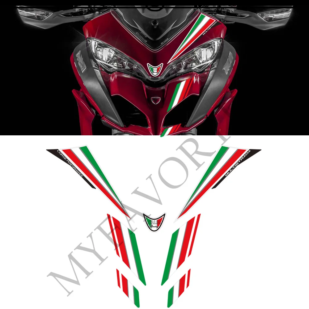 

Spot Goods Stickers Decals Tank Pad For Ducati MULTISTRADA 1200 S 1200S Grips Gas Fuel Oil Kit Knee Protector Fairing Fender