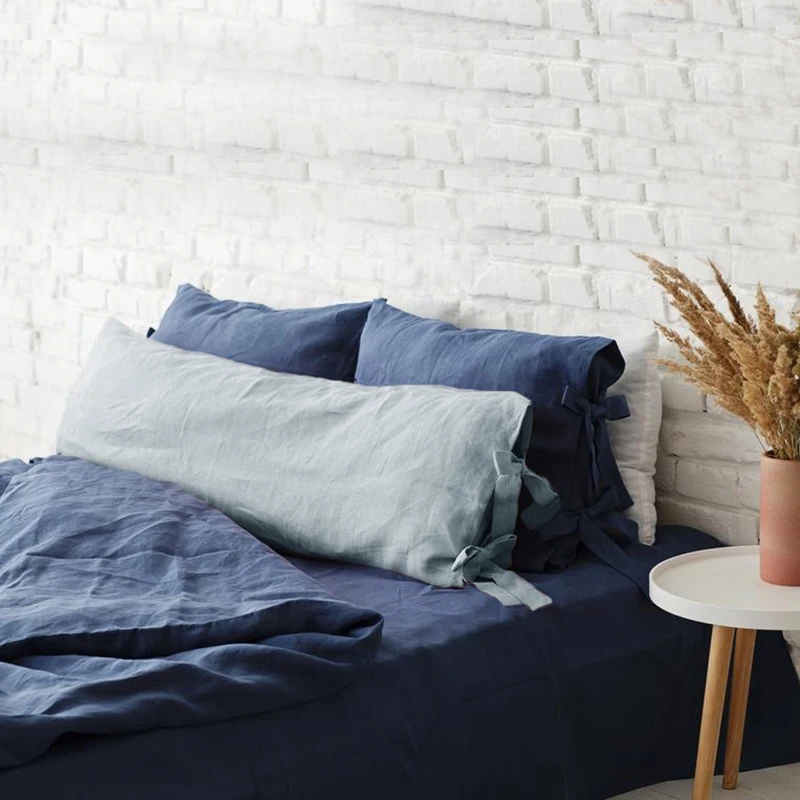100% Linen Long Pillowcase Body Pillow Cover 150x40cm for Sofa Waist Office Home Decor Solid Flax Pillowcase with Bands
100% Linen Long Pillowcase Body Pillow Cover 150x40cm for Sofa Waist Office Home Decor Solid Flax Pillowcase with Bands