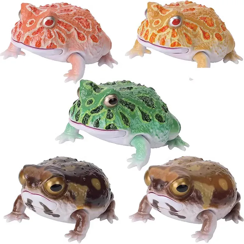 

Bandai Simulated Frog Breviceps Adspersus Different Style Models Active Joint Simulation Animal Desktop Decoration in Stock