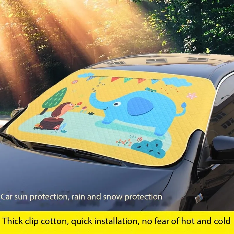 Car shade front windshield car sunscreen rain insulation car curtain car shade cartoon cute
Car shade front windshield car sunscreen rain insulation car curtain car shade cartoon cute