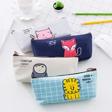 Korean version simple creative pen bag male and female student stationery bag student pencil bag canvas stationery box print
Korean version simple creative pen bag male and female student stationery bag student pencil bag canvas stationery box print