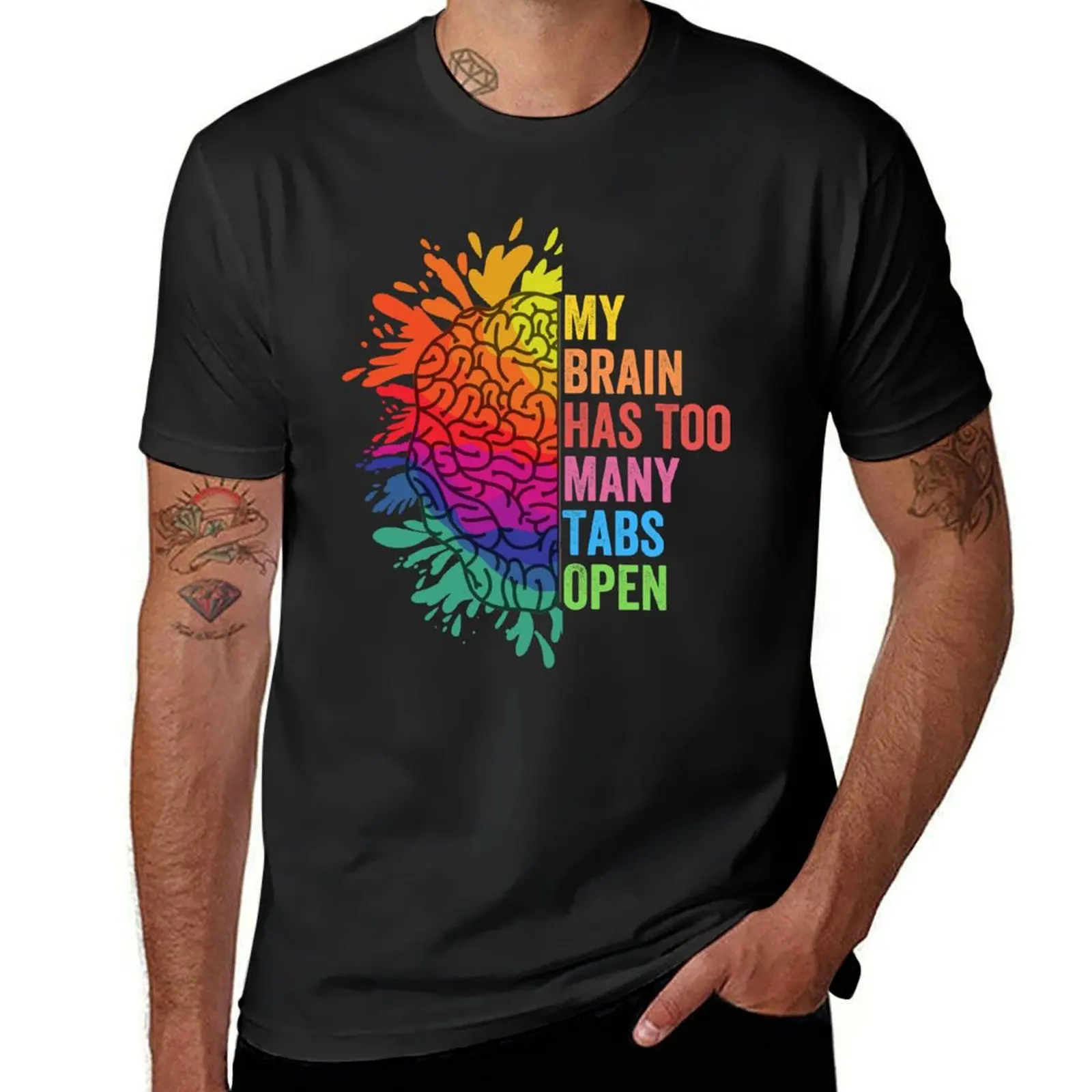 My Brain Has Too Many Tabs Open. ADHD Is Awesome. ADHD T-Shirt tees sweat men graphic t shirts 
My Brain Has Too Many Tabs Open. ADHD Is Awesome. ADHD T-Shirt tees sweat men graphic t shirts