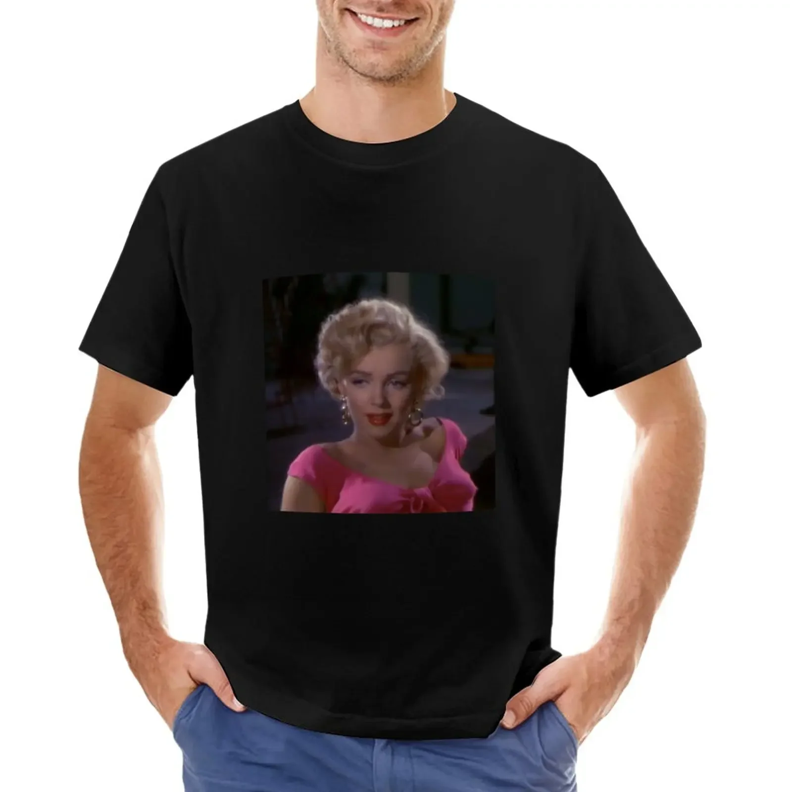 

Marilyn Monroe In Hot Pink From 1953 Niagara T-Shirt sweat heavyweights mens tall t shirts