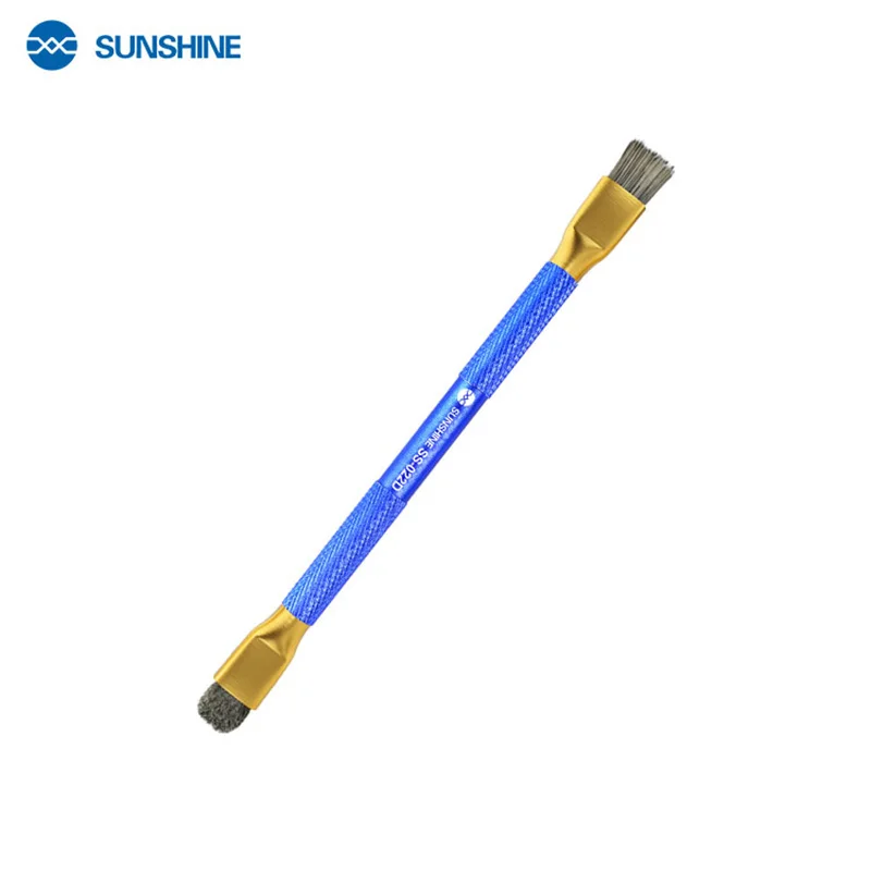 SUNSHINE SS-022D двойная Медная головка, щетка двойного назначения, щетка из свиной щетины + щетка из тонкой проволоки для различного обслуживания и очистки
SUNSHINE SS-022D двойная Медная головка, щетка двойного назначения, щетка из свиной щетины + щетка из тонкой проволоки для различного обслуживания и очистки