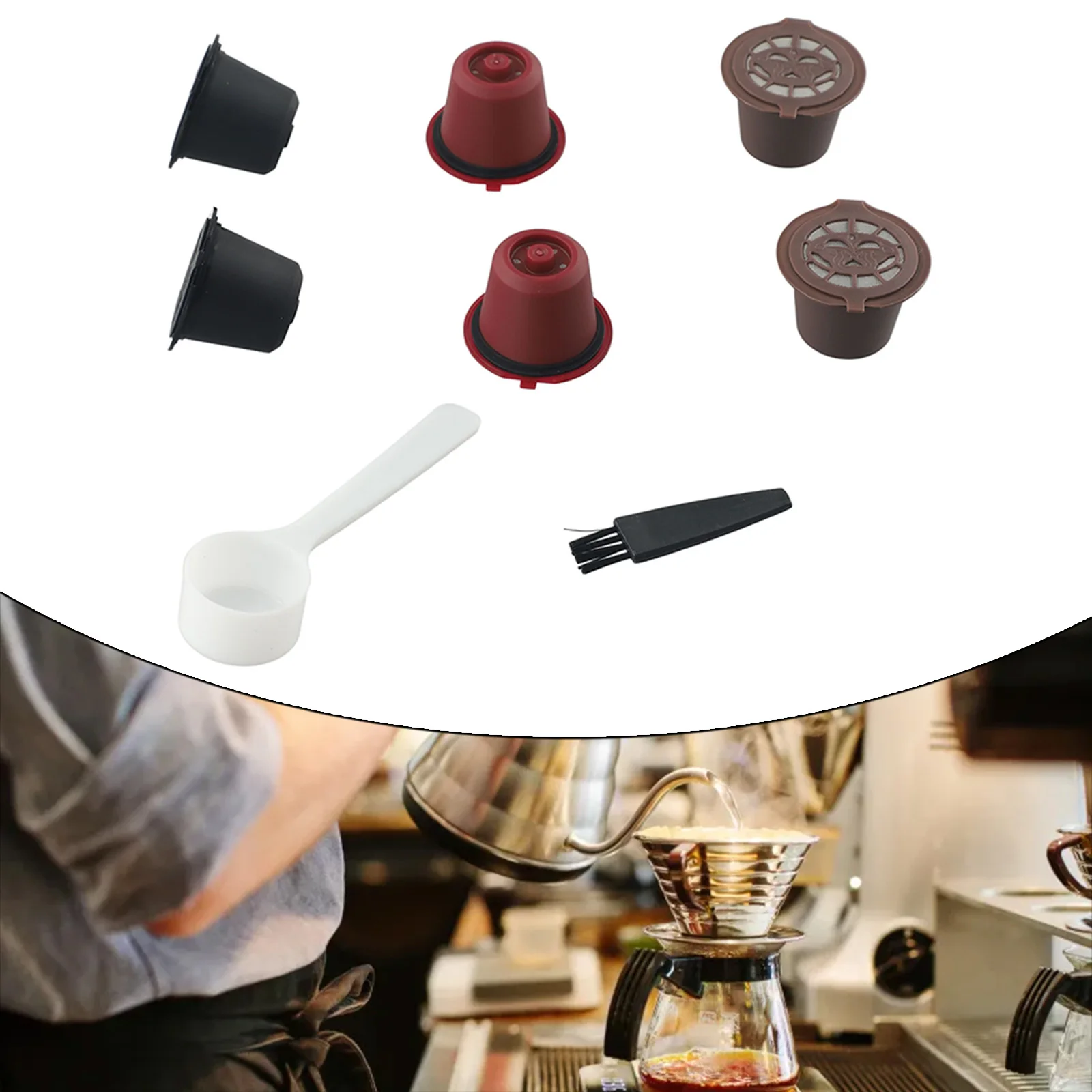 Durable Practical Capsule Cup Coffee Refillable Filter Capsule Pods Good Filtering Effect For Nespresso Machine
Durable Practical Capsule Cup Coffee Refillable Filter Capsule Pods Good Filtering Effect For Nespresso Machine