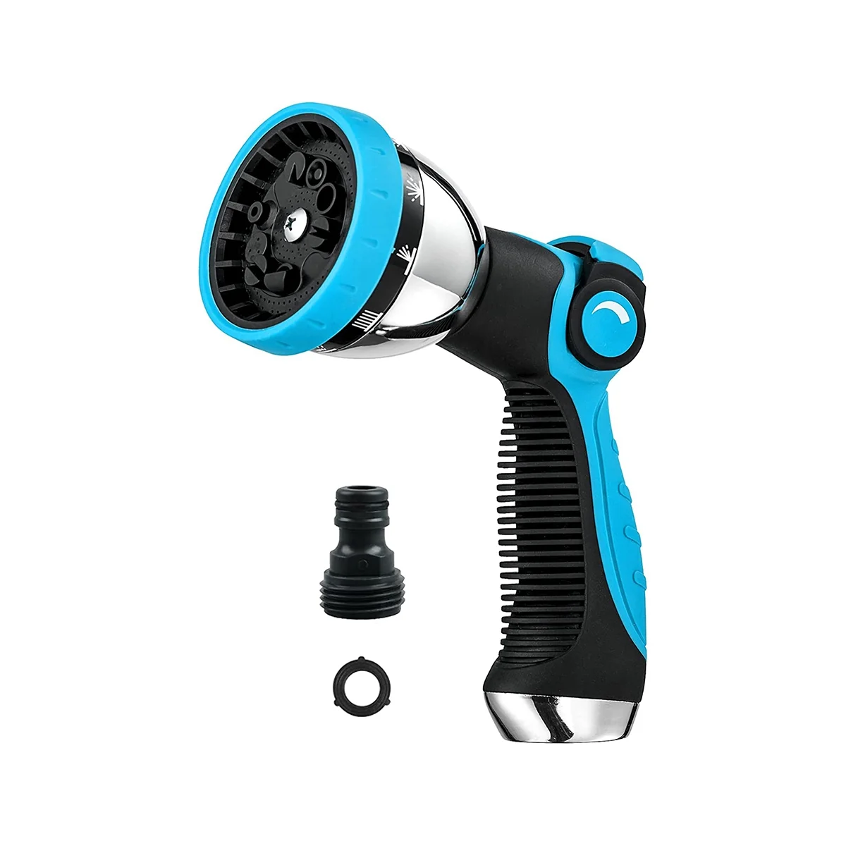 Garden Hose Nozzle Spray Nozzle,10 Hose Metal Duty Watering Patterns Thumb Control on Off Valve Water
Garden Hose Nozzle Spray Nozzle,10 Hose Metal Duty Watering Patterns Thumb Control on Off Valve Water