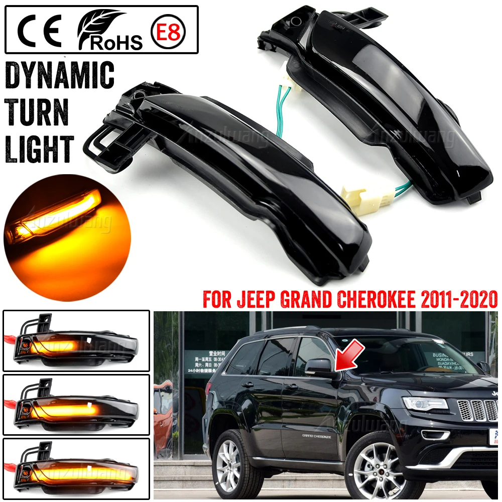 For Jeep Grand Cherokee WK2 2011 2012 - 2020 Dynamic Blinker Side Wing Mirror Sequential Lamp Led Turn Signal Light Car Styling
For Jeep Grand Cherokee WK2 2011 2012 - 2020 Dynamic Blinker Side Wing Mirror Sequential Lamp Led Turn Signal Light Car Styling