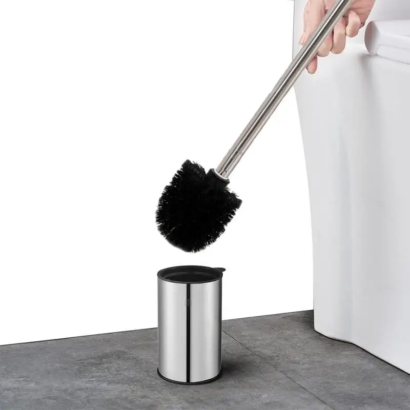 Пластиковая щетка для унитаза с ручкой из нержавеющей стали, мягкие щетинки, чистящие инструменты для ванной комнаты, бытовые чистящие щетки 30E
Пластиковая щетка для унитаза с ручкой из нержавеющей стали, мягкие щетинки, чистящие инструменты для ванной комнаты, бытовые чистящие щетки 30E