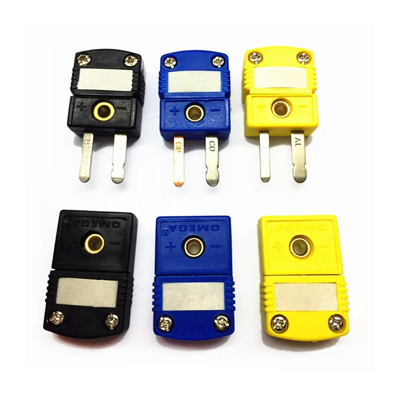 

Male/Female Mini Connectors Plug Thermocouple Temperature Male K Type Sensors Miniature Socket & Panel Mount