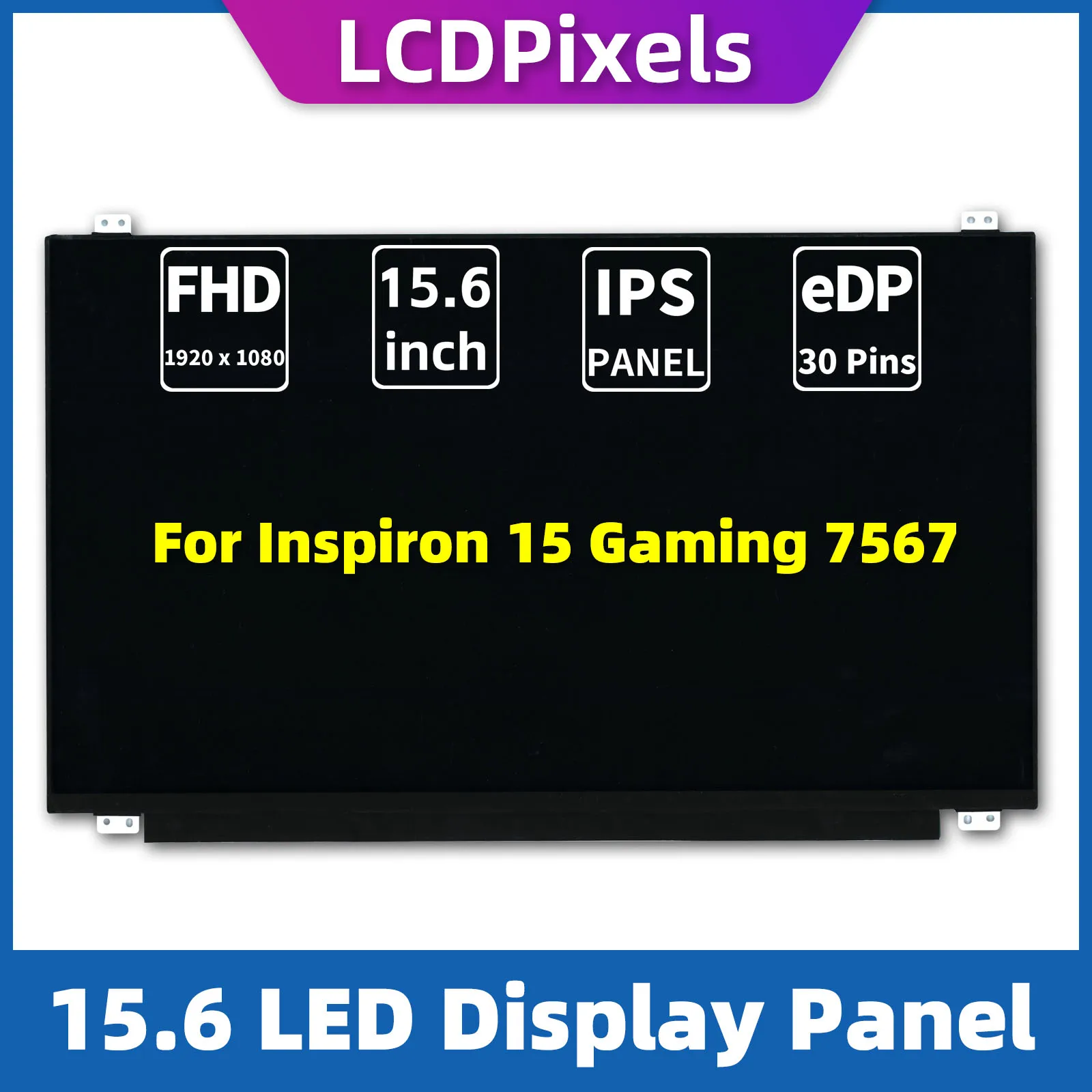 ЖК-экран 15,6 дюйма для ноутбука Inspiron 15 Gaming 7567 Matrix 1920*1080 EDP 30-контактный IPS-экран
ЖК-экран 15,6 дюйма для ноутбука Inspiron 15 Gaming 7567 Matrix 1920*1080 EDP 30-контактный IPS-экран