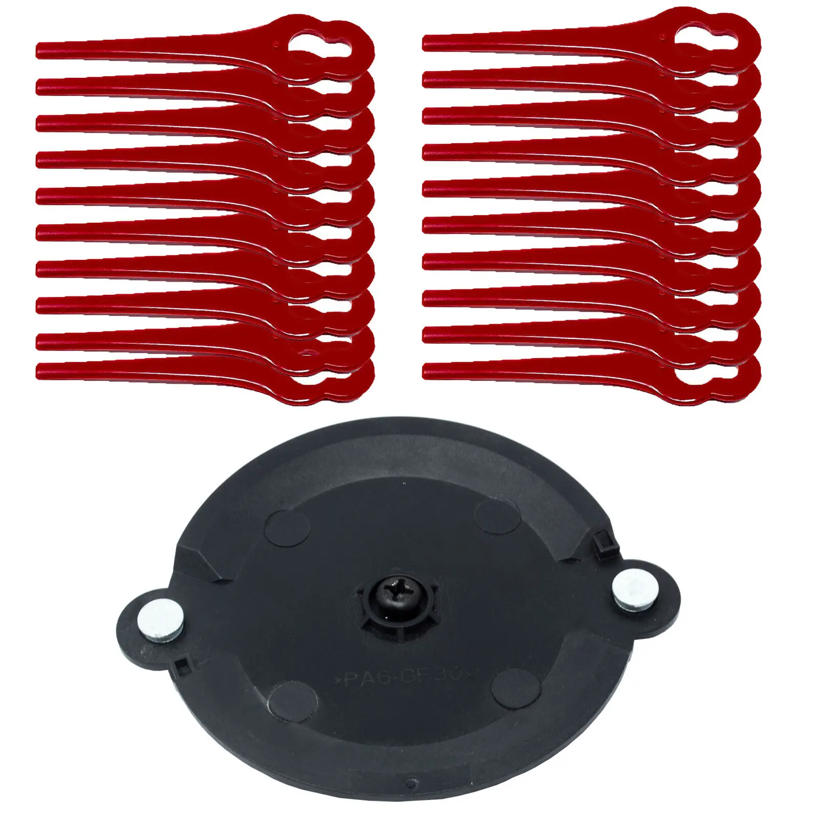 20pcs Plastic Blades With Mower Cutter Head Simple Snap-On For Parkside PRTA 20-LiA1 LIDL IAN 91099406 Timmer Garden Tool Parts
20pcs Plastic Blades With Mower Cutter Head Simple Snap-On For Parkside PRTA 20-LiA1 LIDL IAN 91099406 Timmer Garden Tool Parts