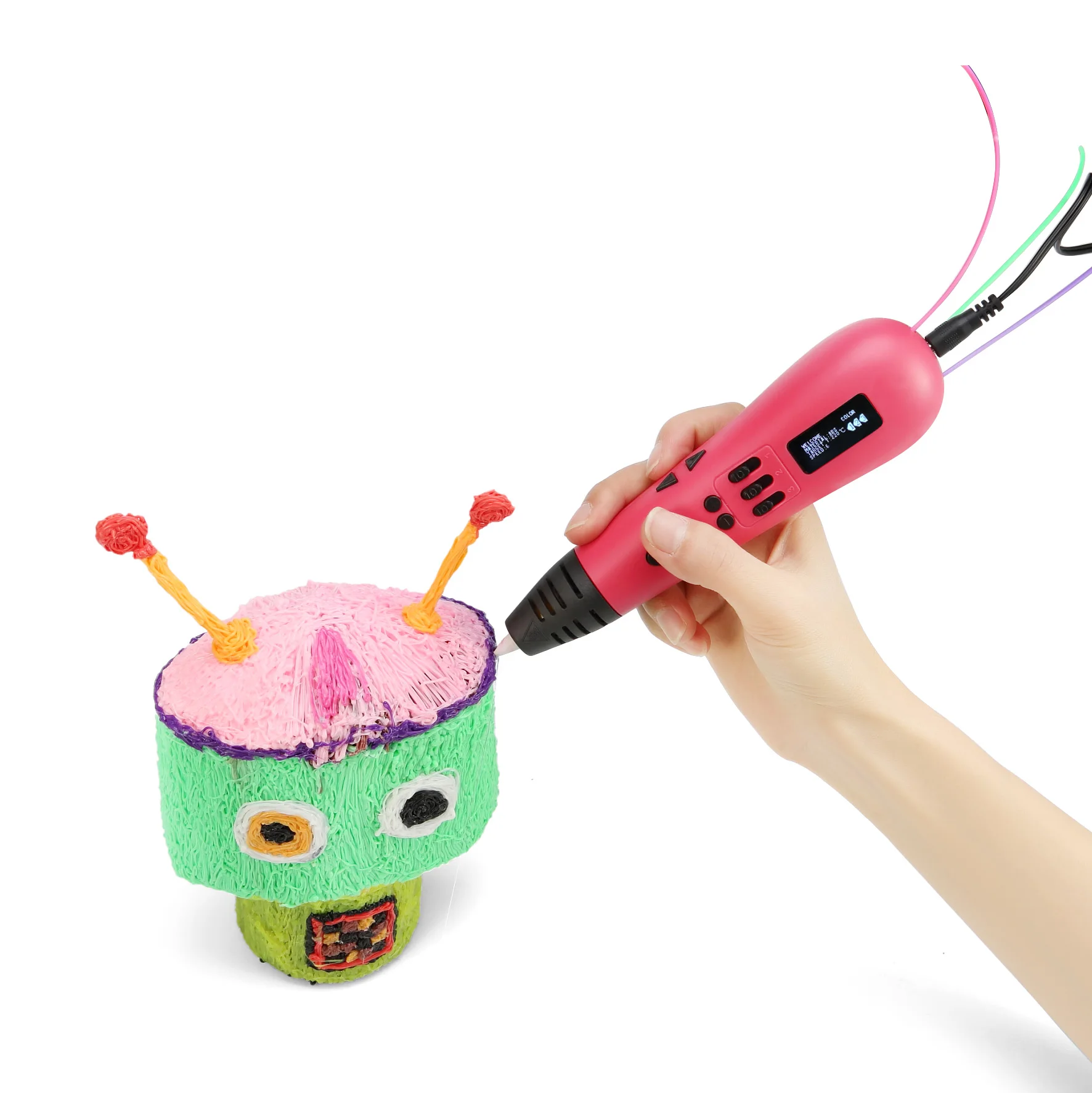 Multi Molding Model 3d Pen with Filament Educational Toys 3d Drawing Pen Ce DIY Promotional Pen Adjustable 10W PLA ABS Accepted
Multi Molding Model 3d Pen with Filament Educational Toys 3d Drawing Pen Ce DIY Promotional Pen Adjustable 10W PLA ABS Accepted
