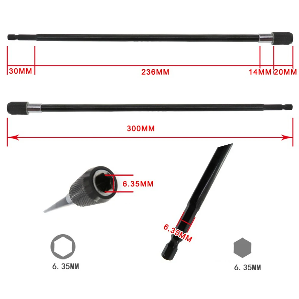 1/4" Quick Release Screwdriver Bit Holder 300mm Magnetic Hex Shank Extension Ideal For Power Driver Drill Screwdrivers
1/4" Quick Release Screwdriver Bit Holder 300mm Magnetic Hex Shank Extension Ideal For Power Driver Drill Screwdrivers