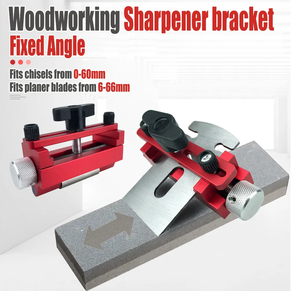 

Constant Angle Sharpener Woodworking Perforator Sharpening Jig Width Adjustable Inclined Edge Wood Chisel Fixing Bracket Fixture