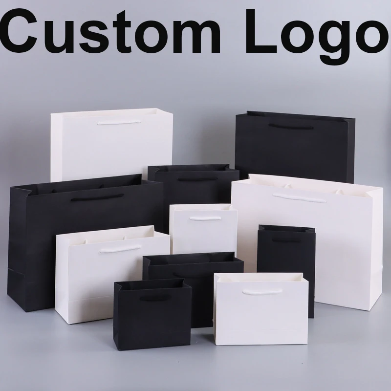 100 Pcs Custom Logo Gift Paper Packing Bag White Packaging Personalization business Shopping Clothes package Kraft Bags Wedding
100 Pcs Custom Logo Gift Paper Packing Bag White Packaging Personalization business Shopping Clothes package Kraft Bags Wedding