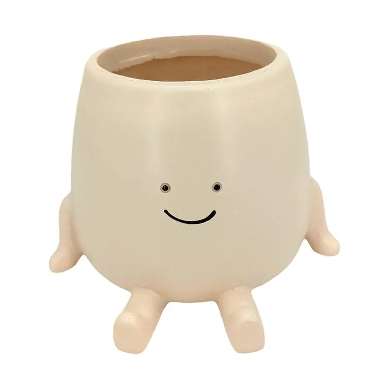 Cute Indoor Plant Pots Resin Indoor Cactus Sitting Plant Pot Head Planter For Gardening And Planting Lover Gift Garden Pots Home
Cute Indoor Plant Pots Resin Indoor Cactus Sitting Plant Pot Head Planter For Gardening And Planting Lover Gift Garden Pots Home