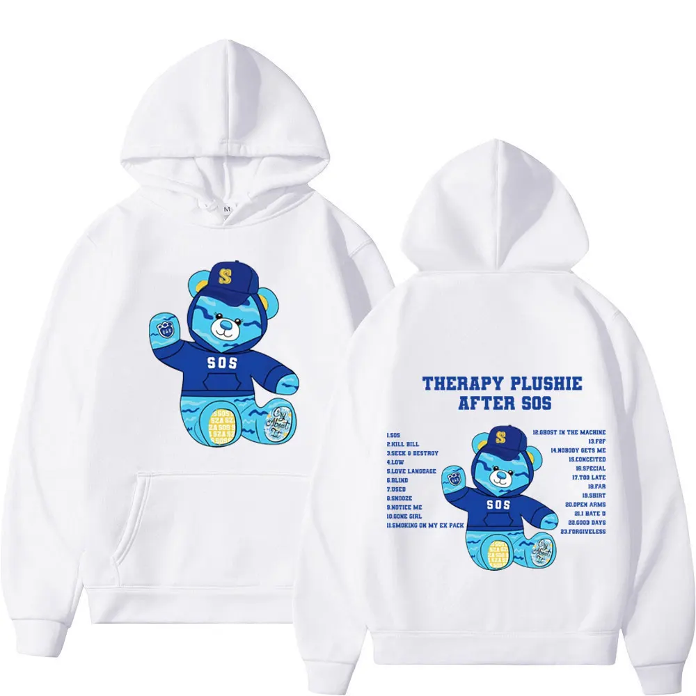 SZA Music Album SOS Printing Hoodie Men Women Harajuku Hip Hop Hooded Sweatshirts Vintage Fashion Oversized Hoodies Streetwear
SZA Music Album SOS Printing Hoodie Men Women Harajuku Hip Hop Hooded Sweatshirts Vintage Fashion Oversized Hoodies Streetwear