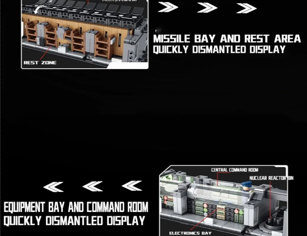 In stock Ideas Creative Military MOC Typhoon-class Shark Building Blocks Toys nuclear submarine WW2 Audlt 4474pcs In stock Ideas Creative Military MOC Typhoon-class Shark Building Blocks Toys nuclear submarine WW2 Audlt 4474pcs