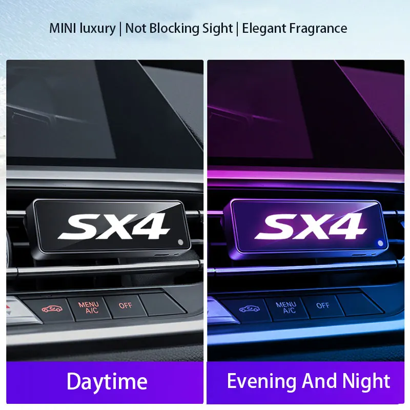 Car air outlet aromatherapy perfume glowing colorful LED atmosphere light For Suzuki Sx4 car Accessories
Car air outlet aromatherapy perfume glowing colorful LED atmosphere light For Suzuki Sx4 car Accessories