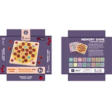 Ladybug's Garden Memory Game Funny Wooden Memory Matching Game With 8 Pieces Double-Sided Cards Parent-Child Interaction Board G
Ladybug's Garden Memory Game Funny Wooden Memory Matching Game With 8 Pieces Double-Sided Cards Parent-Child Interaction Board G