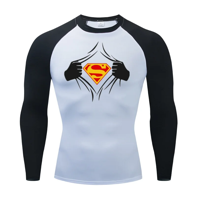 

Men's Compression Tshirt Long Sleeve Anime Berserk Guts Sport Quick Dry TShirts Athletic Gym Tight Undershirts Tops Tee Male