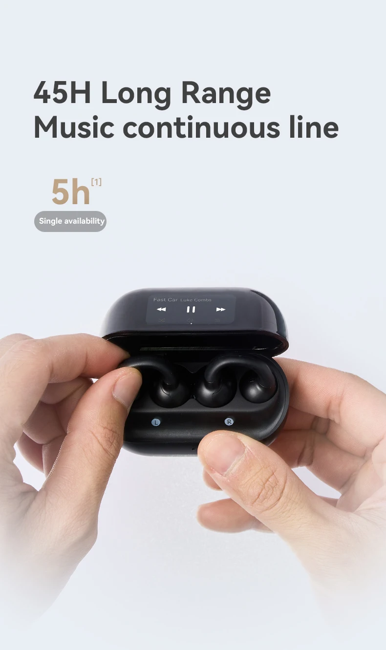 Sanag S2 Pro Smart Screen Bluetooth Earphone Ear Clip Headset Wireless Open Ear TWS Sports Headphones Hifi Sound Earclip Earbuds Sanag S2 Pro Smart Screen Bluetooth Earphone Ear Clip Headset Wireless Open Ear TWS Sports Headphones Hifi Sound Earclip Earbuds