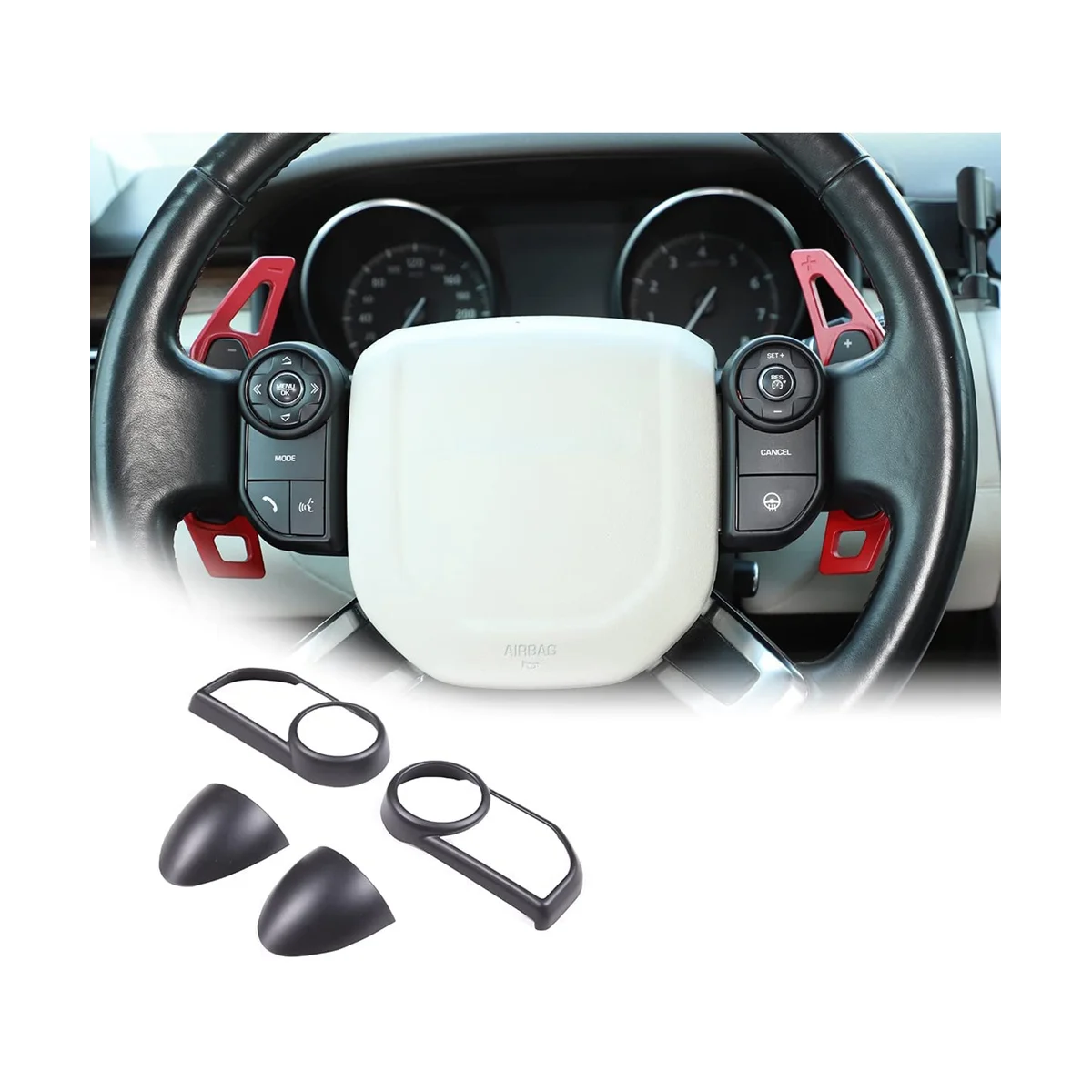 4 шт., кнопки на руль автомобиля для Land Rover Discovery 5 2017-2018 Land Rover Sport 2014-2017
4 шт., кнопки на руль автомобиля для Land Rover Discovery 5 2017-2018 Land Rover Sport 2014-2017
